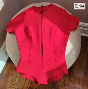 Lisa Marie Fernandez Farah Maillot (Red, S)